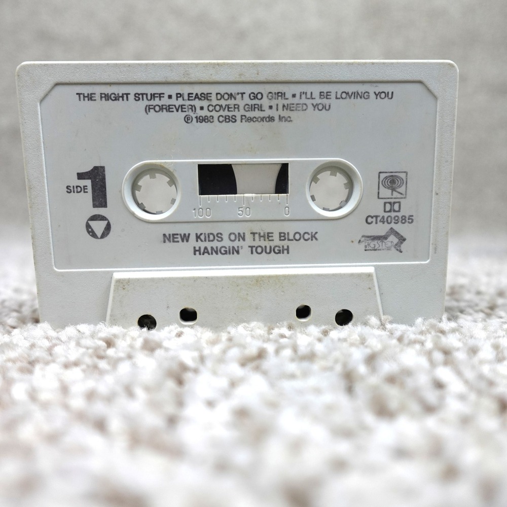 New Kids on the Block Hangin' Tough Cassette Tape 1988 CBS CT40985 NKOTB Pop